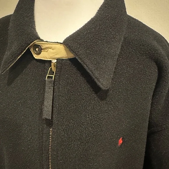 Black Polo jacket with Red Logo - Picture 3 of 3